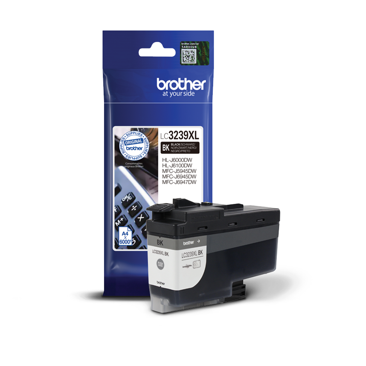 Brother LC3239XLBK - LC3239XLBK Original - Sort 120 ml Brother LC3239XLBK - LC3239XLBK Original - Sort 120 ml
