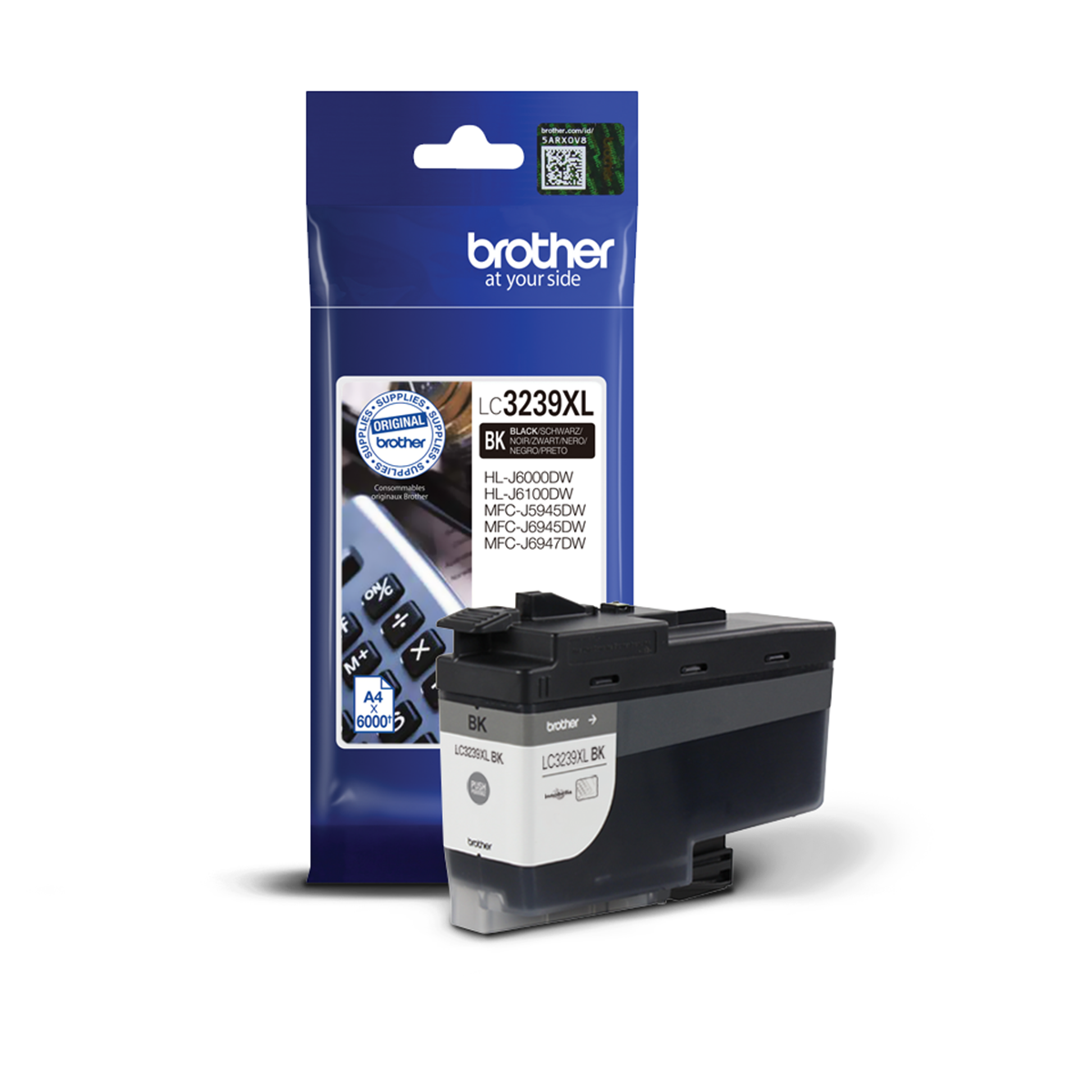 Brother LC3239XLBK - LC3239XLBK Original - Sort 120 ml