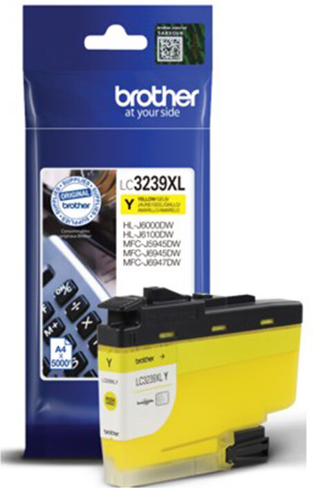 Brother LC3239 XL Y blækpatron - LC3239XLY Original - Gul 100 ml Brother LC3239 XL Y blækpatron - LC3239XLY Original - Gul 100 ml
