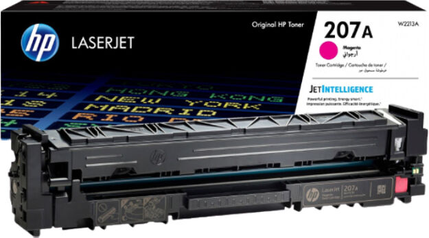 HP 207A M Toner - W2213A Original - Magenta 1250 sider HP 207A M Toner - W2213A Original - Magenta 1250 sider