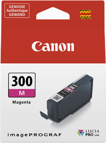 Canon PFI-300 M blækpatron - 4195C001 Original - Magenta 14 ml Canon PFI-300 M blækpatron - 4195C001 Original - Magenta 14 ml