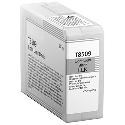 Epson T8509 - C13T80 Original - Light Light Sort 80 ml