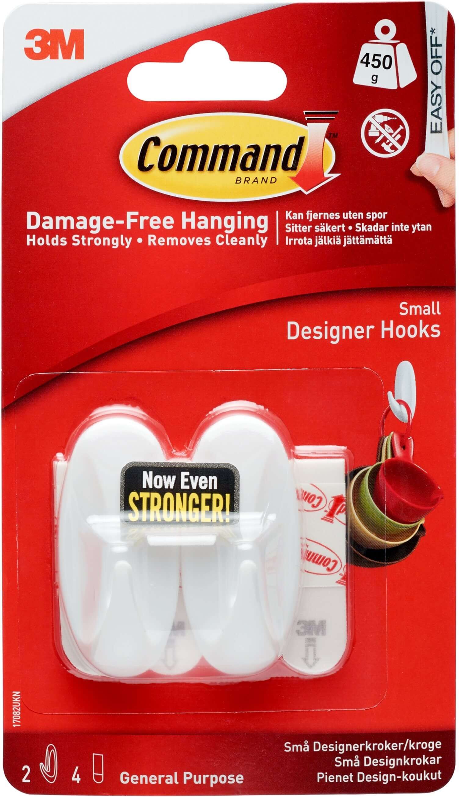 3M Command Små Designerkroge 3M Command Små Designerkroge