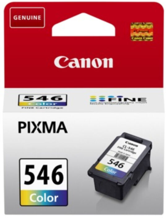Canon CL 546 (8289B001) 3-farve blækpatron, Original 180 sider Canon CL 546 (8289B001) 3-farve blækpatron, Original 180 sider