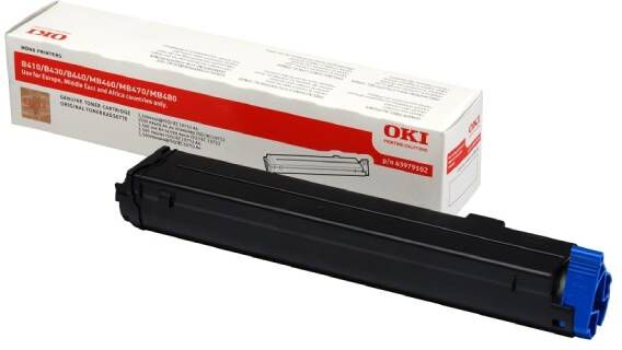 Oki B 410/430/440 BK lasertoner - 43979102 Original - Sort 3500 sider Oki B 410/430/440 BK lasertoner - 43979102 Original - Sort 3500 sider