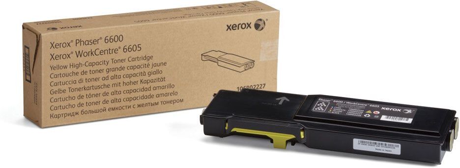 Xerox Phaser 6600 Y Toner - 106R02231 Original - Gul 6000 sider Xerox Phaser 6600 Y Toner - 106R02231 Original - Gul 6000 sider