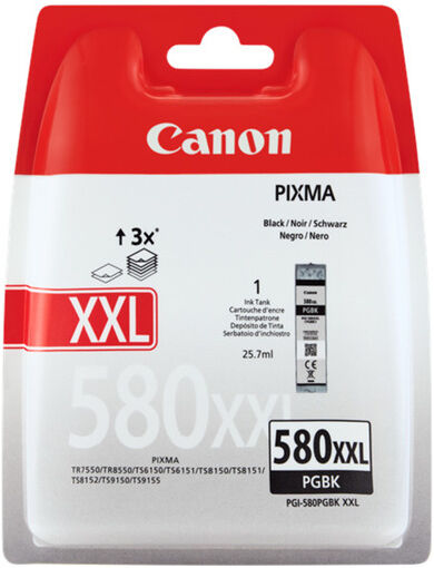 Canon PGI-580XXL - 1970C001 Original - Pigment Sort 600 sider Canon PGI-580XXL - 1970C001 Original - Pigment Sort 600 sider