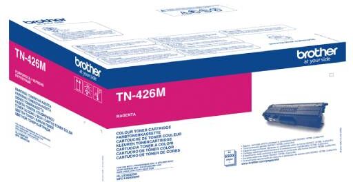 Brother TN 426 M lasertoner - TN426M Original - Magenta 6500 sider Brother TN 426 M lasertoner - TN426M Original - Magenta 6500 sider
