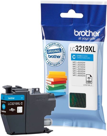 Brother LC3219XLC blækpatron - Original - Cyan 30 ml Brother LC3219XLC blækpatron - Original - Cyan 30 ml
