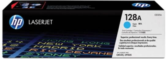 HP 128A C Toner - CE321A Original - Cyan 1300 siders HP 128A C Toner - CE321A Original - Cyan 1300 siders