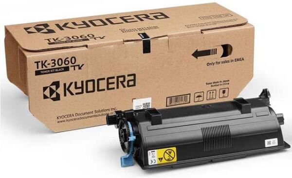 Kyocera TK-3060 BK lasertoner - 1T02V30NL0 Original - Sort 14500 sider Kyocera TK-3060 BK lasertoner - 1T02V30NL0 Original - Sort 14500 sider