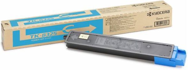 Kyocera TK-8325 C lasertoner - 1T02NPCNL0 Original - Cyan 12000 sider Kyocera TK-8325 C lasertoner - 1T02NPCNL0 Original - Cyan 12000 sider