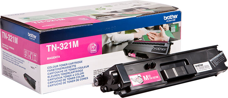 Brother TN321 M Magenta Lasertoner, Original Brother TN321 M Magenta Lasertoner, Original
