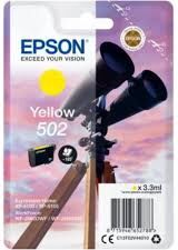 Epson T502 Y blækpatron - C13T02V44010 original - Gul 3,3 ml
