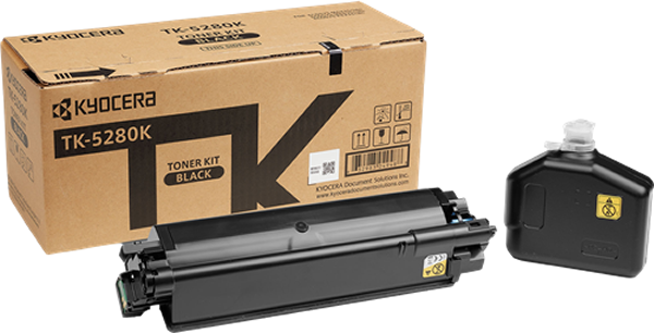 Kyocera TK-5280 BK lasertoner - 1T02TW0NL0 Original - Sort 13000 sider Kyocera TK-5280 BK lasertoner - 1T02TW0NL0 Original - Sort 13000 sider