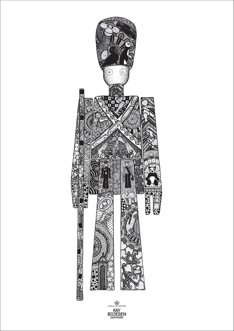 Kay Boyesen Kay Bojesen Garder plakat 50x70 cm Kay Boyesen Kay Bojesen Garder plakat 50x70 cm