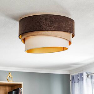 Duolla Euluna Devon loftlampe brun/beige/écru/guld Ø45cm