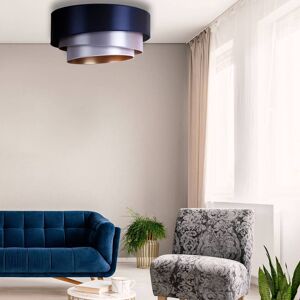 Euluna Trio loftlampe Ø 60 cm, navy/sølv/hvid/guld