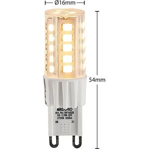 Arcchio LED-stiftsokkelpære G9 3,5 W 827 6 stk