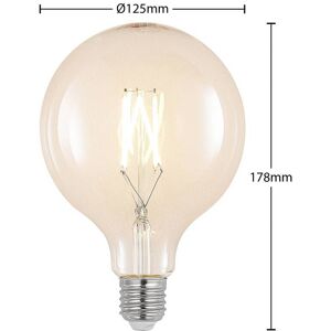 Arcchio E27 6 W 2.700 K G125 globe, filament, klar