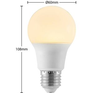 Arcchio LED-pære E27 A60 8 W 3.000 K opal, sæt med 3 stk