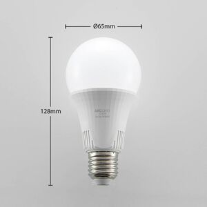 Arcchio LED-pære E27 A65 15W 3.000K, kan dæmpes i 3 trin