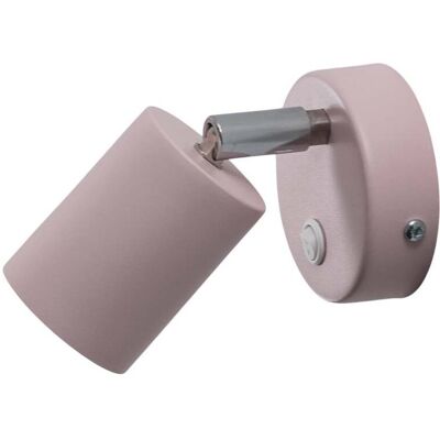 Vægspot Fun, lyserød, 14 cm høj, justerbar, GU10 Fun Luminex, Violet/pink/rosa, Stue/spisestue, Metal, Moderne Vægspot Fun, lyserød, 14 cm høj, justerbar, GU10 Fun Luminex, Violet/pink/rosa, Stue/spisestue, Metal, Moderne