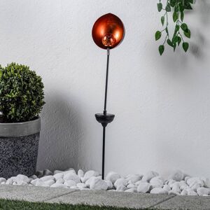 Lindby Gerwin LED-solcellelampe, jordspyd, sølv