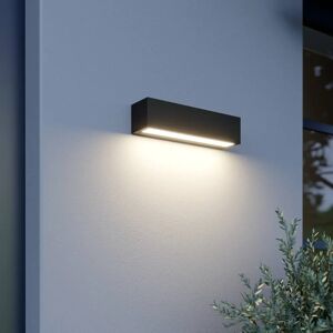 Lucande LED udendørs væglampe Lengo, 25 cm, grafitgrå, 1-lys.