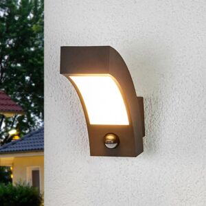 Lucande Udendørs LED væglampe Lennik med bevægelsessensor
