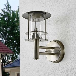 Lindby Solcelle udendørs lampe Sumaya, LED, rustfrit stål