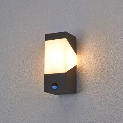 Lucande Kiran Moderne Sort Aluminium Udendørs Væg- og Facadelampe Lucande Kiran Moderne Sort Aluminium Udendørs Væg- og Facadelampe