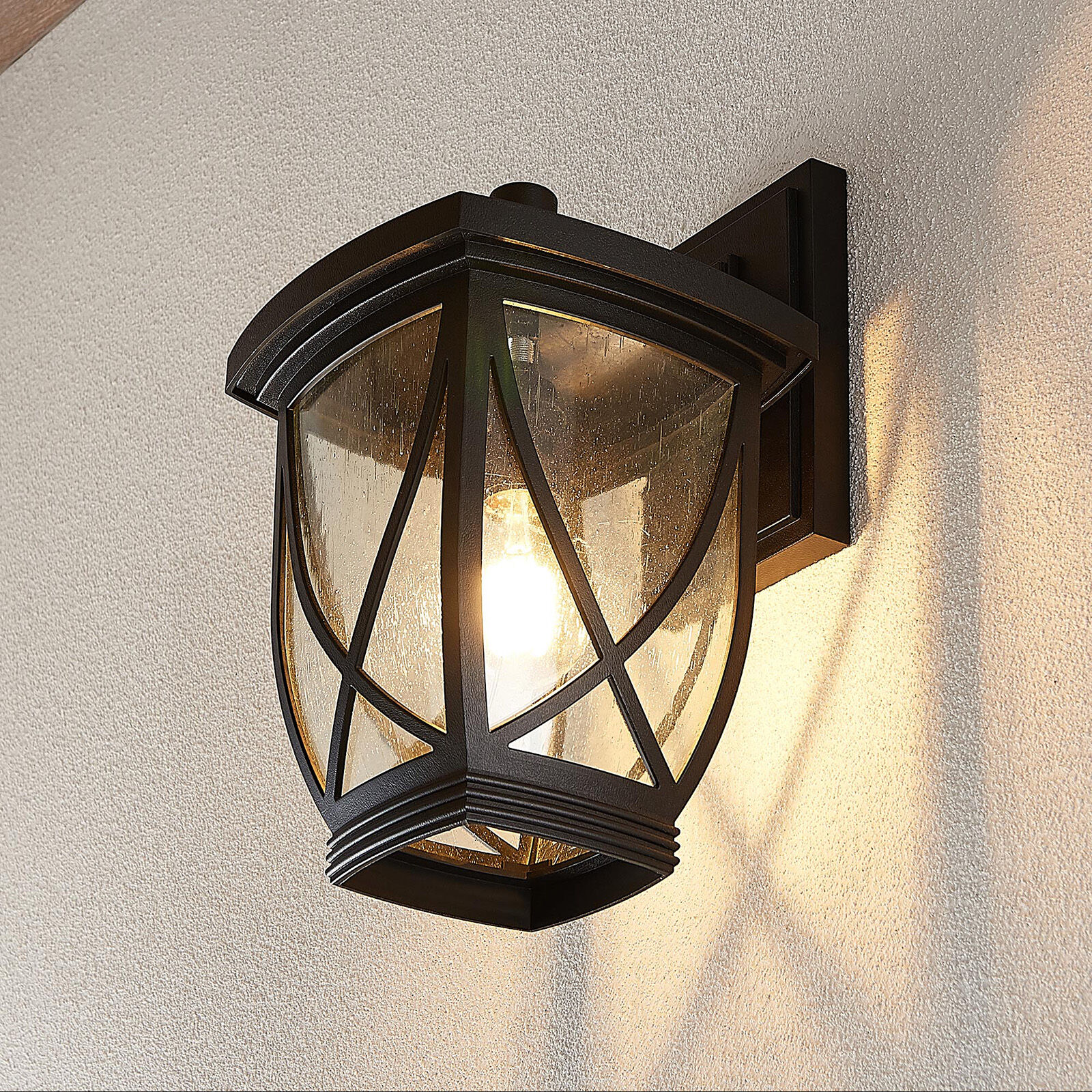 Lindby Fritza udendørs væglampe, højde 31,8 cm Lindby Fritza udendørs væglampe, højde 31,8 cm