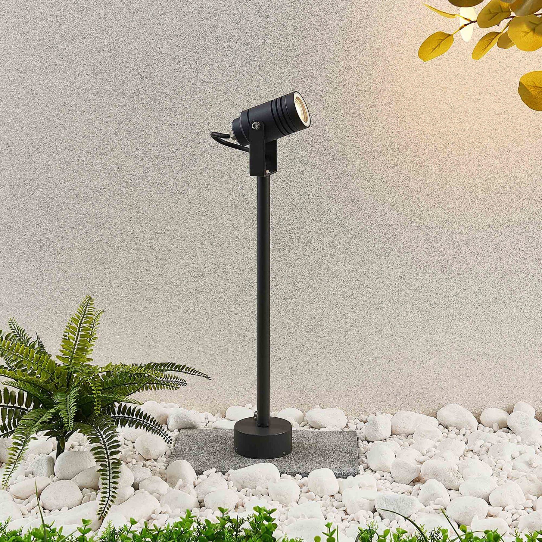 Lampenwelt.com Udendørsspot Galina, mørkegrå, 55,5 cm Lampenwelt.com Udendørsspot Galina, mørkegrå, 55,5 cm