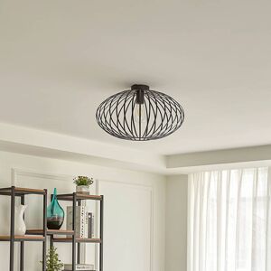 Lindby Maivi loftlampe, bur, sort, 50 cm