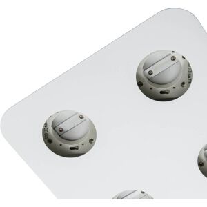 Lindby Jyla loftslampe, hvid, 4.200 K, 4 lamper