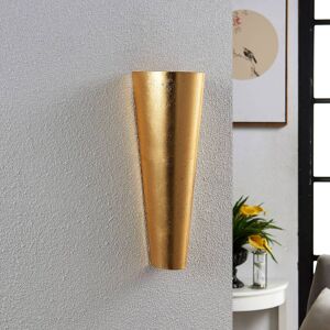 Lindby Conan perfekt formet væglampe i guld