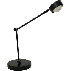 Lindby Jyla bordlampe, sort, linse, 3000K