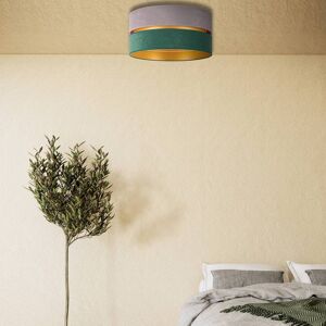 Duolla Loftlampe Golden Duo Ø 40 cm grå/mørkegrøn/guld