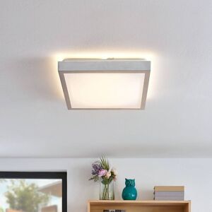 Lindby Margit LED-loftlampe i alu, kantet, 37,5 cm