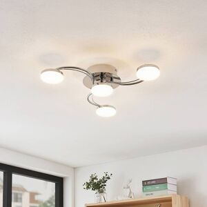 Lindby Dyln LED-loftlampe, spiral-look 4 lyskilder