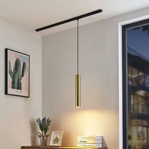 Lindby Linaro pendellampe, 1-fase, 40 cm, guld