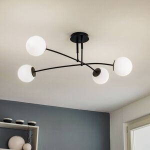 Loftslampe Pregos 4 EMIBIG LIGHTING, dæmpbar, Sort, Gangområde, Metal, Moderne Loftslampe Pregos 4 EMIBIG LIGHTING, dæmpbar, Sort, Gangområde, Metal, Moderne