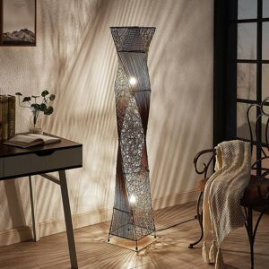 Gulvlampe Kassia Lindby, Lyst træ, Stue/spisestue, Bambus Gulvlampe Kassia Lindby, Lyst træ, Stue/spisestue, Bambus