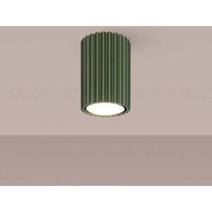 Loftslampe ALORA SOLLUX LIGHTING, dæmpbar, Grøn, Stue/spisestue, Aluminium Loftslampe ALORA SOLLUX LIGHTING, dæmpbar, Grøn, Stue/spisestue, Aluminium