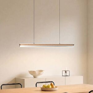 Hængelampe Lutana Lucande, dæmpbar, Lyst træ, Stue/spisestue, Metal, Moderne Hængelampe Lutana Lucande, dæmpbar, Lyst træ, Stue/spisestue, Metal, Moderne