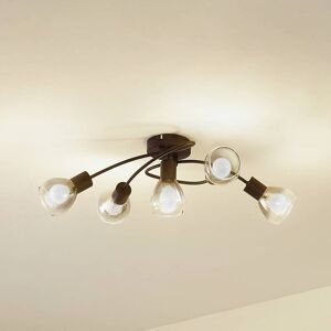 Loftslampe Pendura Lindby, dæmpbar, Aluminium/grå/zink, Stue/spisestue, Glas, Moderne Loftslampe Pendura Lindby, dæmpbar, Aluminium/grå/zink, Stue/spisestue, Glas, Moderne