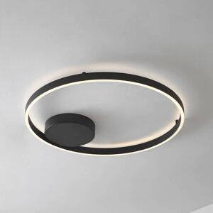 Smart loftslampe Moise Lucande, dæmpbar, Sort, Stue/spisestue, Aluminium, Moderne Smart loftslampe Moise Lucande, dæmpbar, Sort, Stue/spisestue, Aluminium, Moderne