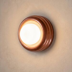 Væglampe Tina Argon, dæmpbar, Terracotta, Stue/spisestue, Glas Væglampe Tina Argon, dæmpbar, Terracotta, Stue/spisestue, Glas