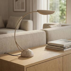 Skrivebordslampe Rivera Lucande, Aluminium/grå/zink, Stue/spisestue, Metal, Moderne Skrivebordslampe Rivera Lucande, Aluminium/grå/zink, Stue/spisestue, Metal, Moderne